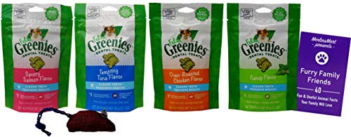 Variety Pack: Feline Greenies Dental Treats for Cats