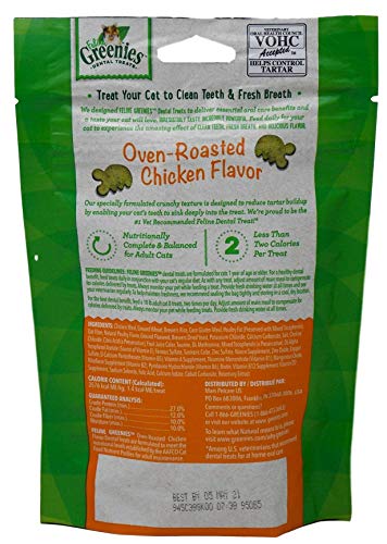 Variety Pack: Feline Greenies Dental Treats for Cats