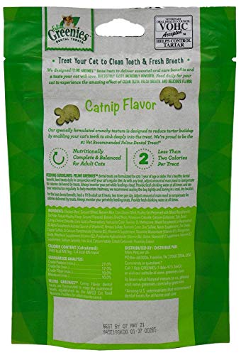Variety Pack: Feline Greenies Dental Treats for Cats