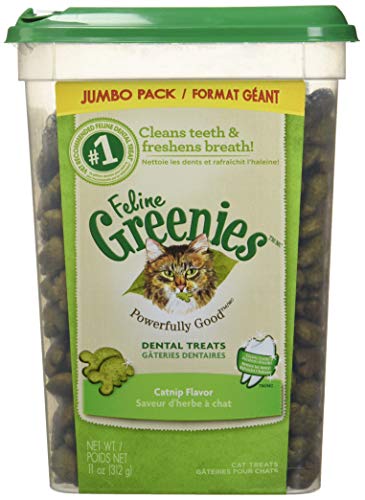 11 oz. Tub Feline Greenies Catnip Treats