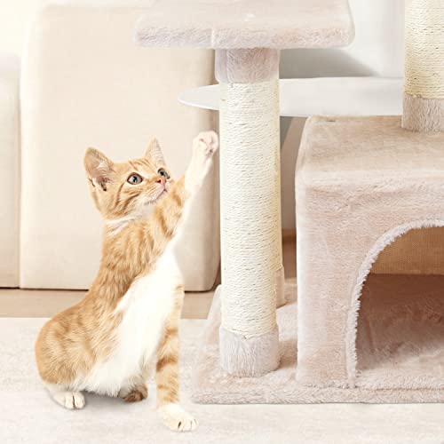 Cute Cat Tower with Scratching Posts