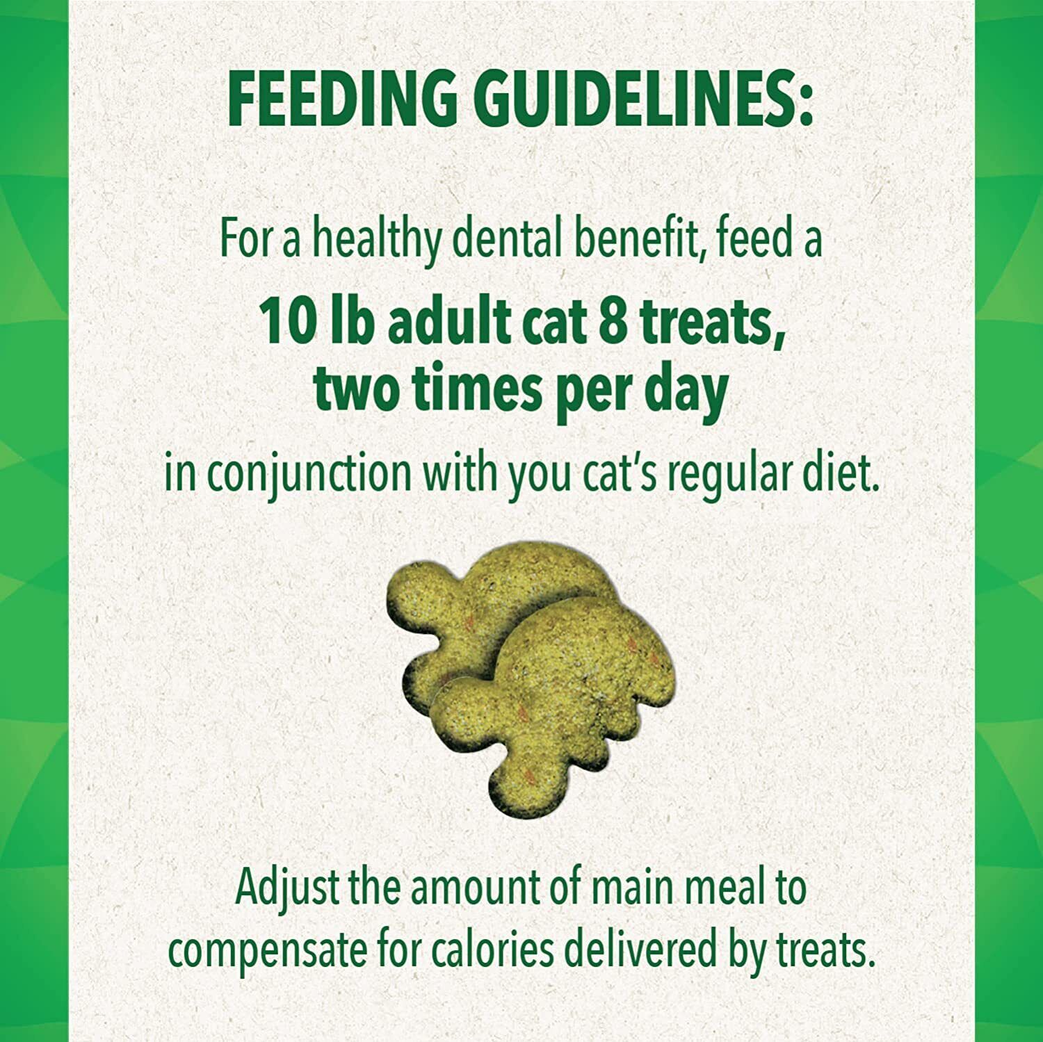 FELINE GREENIES Natural Dental Care Cat Treats Chicken-Flavor