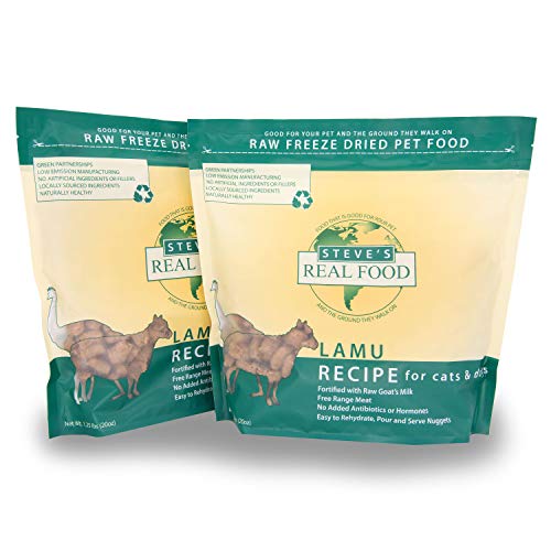 Lamu Recipe Freeze-Dried Raw Cat Food, 2-pack