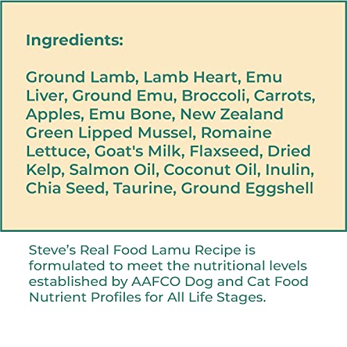 Lamu Recipe Freeze-Dried Raw Cat Food, 2-pack