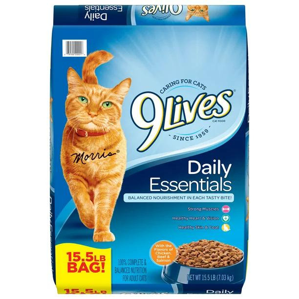 9Lives High Protein Cat Food Bag - Multiple Sizes