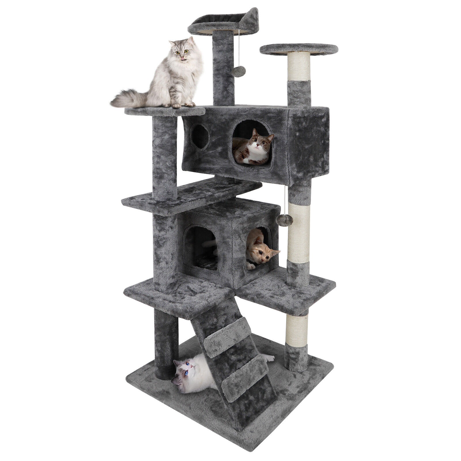 53" Multi-Color Cat Tree Activity Center
