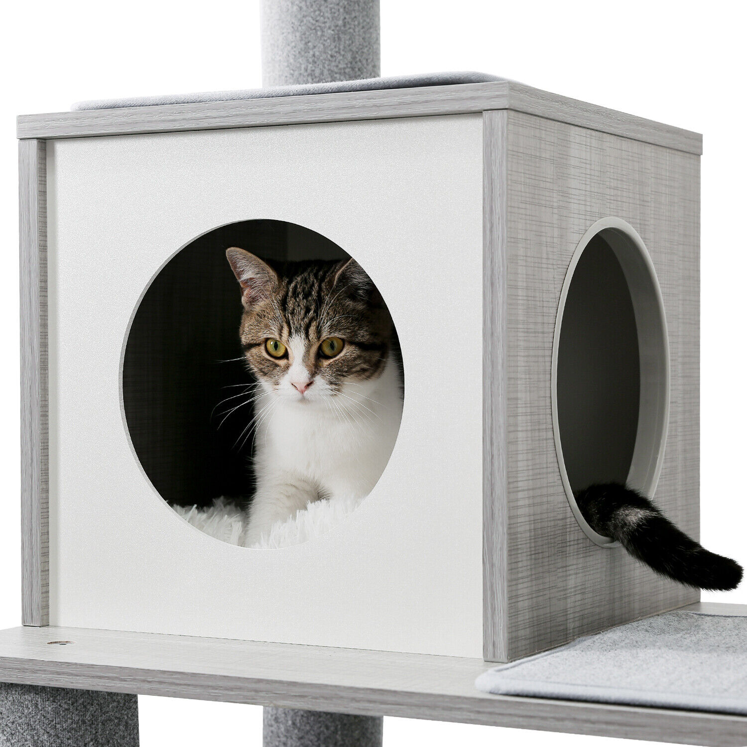 Large Cat Tree with Beds and Scratching Post