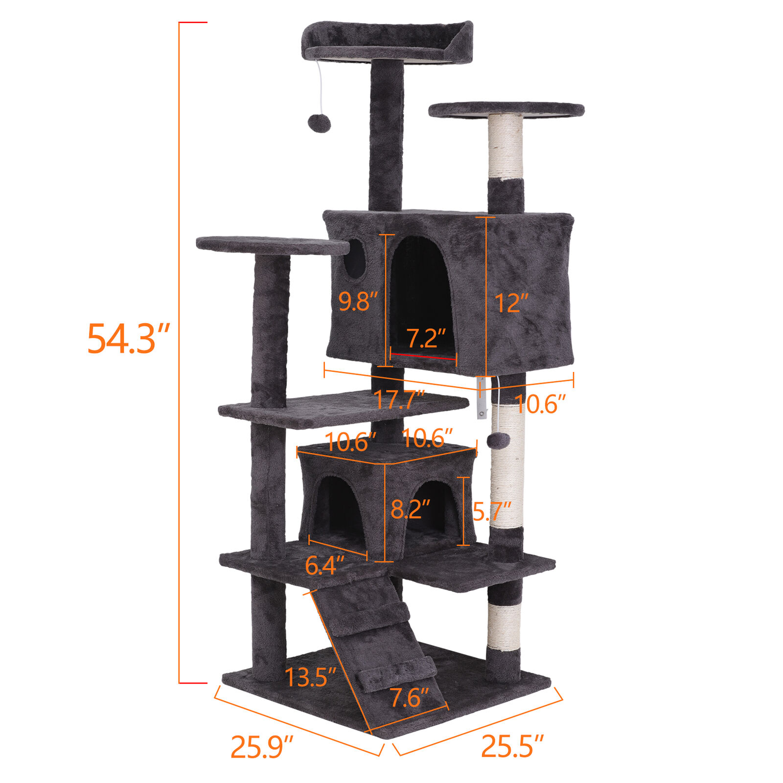 Large Cat Tree Activity Center Condo