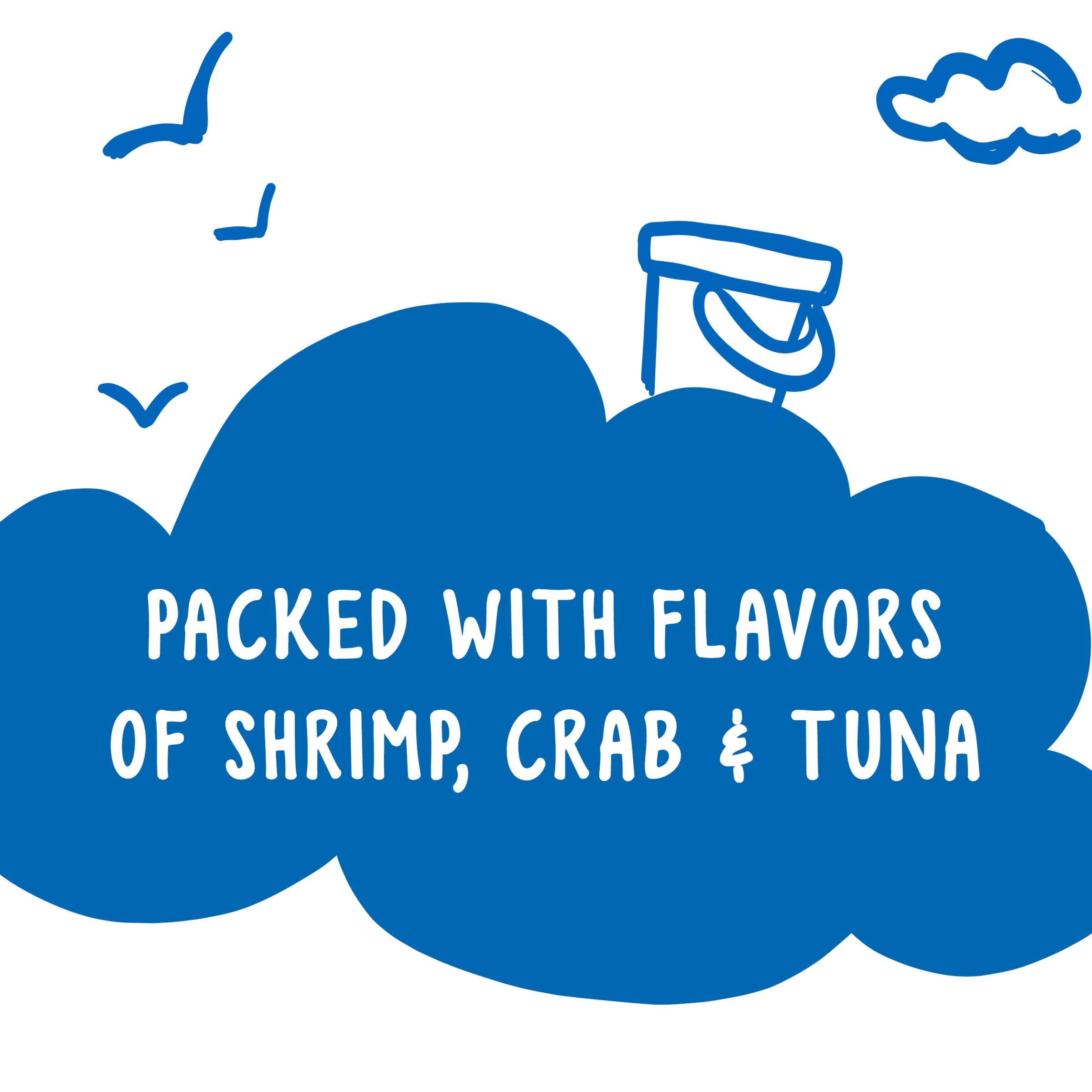 Friskies Shrimp Crab & Tuna Treats, 30 oz