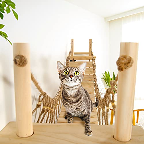 Wooden Cat Wall Shelves and Perches