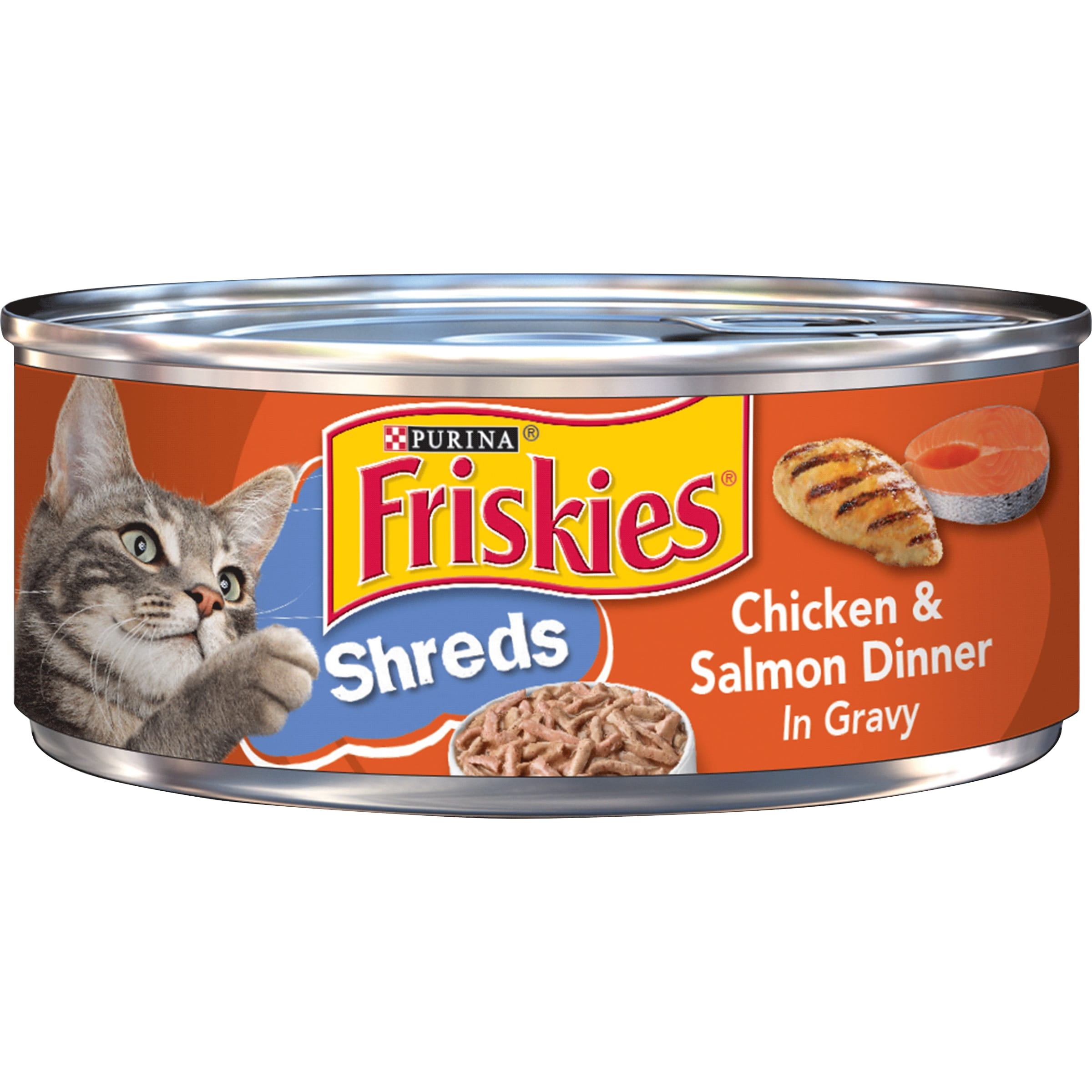 Friskies Chicken & Salmon Wet Cat Food, 5.5 oz