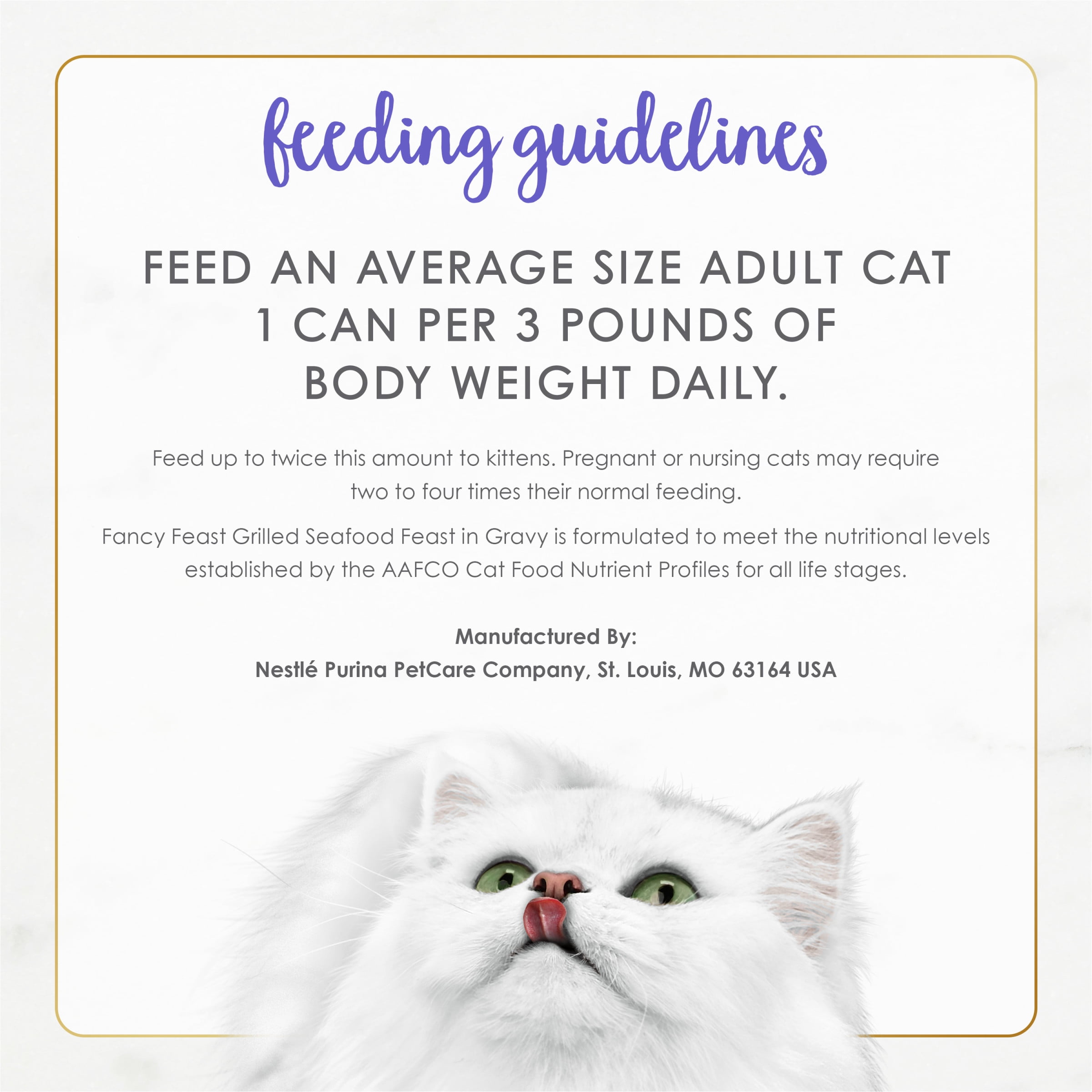 Fancy Feast Grilled Seafood Cat Food