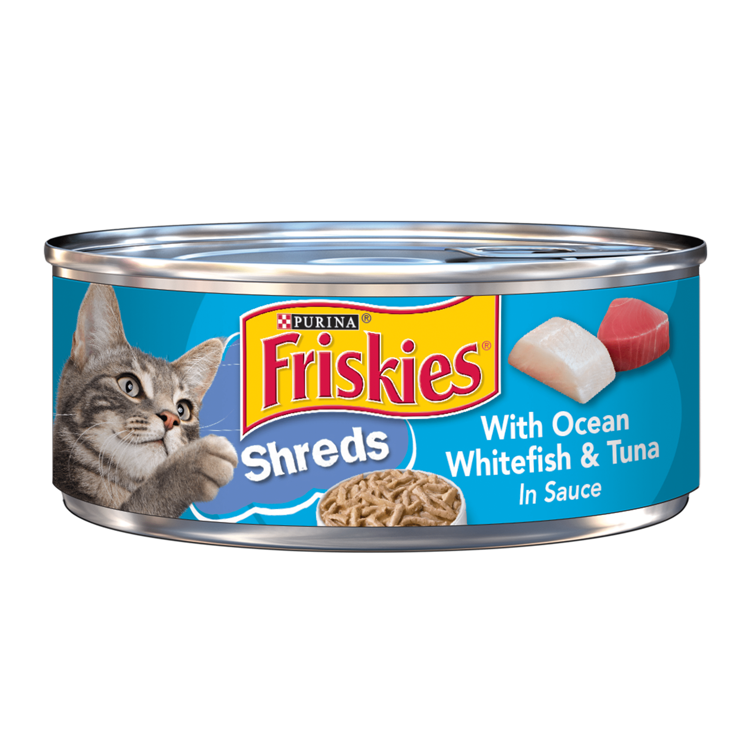 Ocean Whitefish & Tuna Wet Cat Food Can