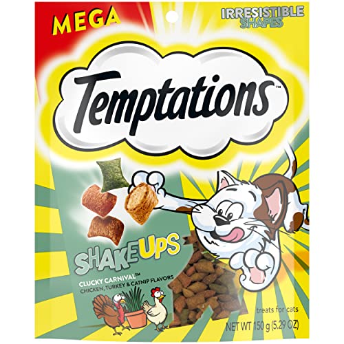 Clucky Carnival TEMPTATIONS Cat Treats, 5.29 oz