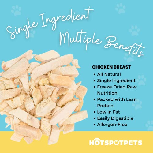 Freeze-Dried Chicken Treats for Cats & Dogs - 1LB Bag