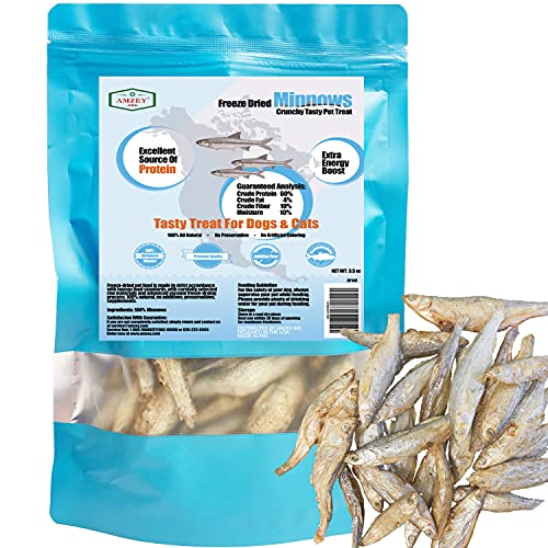 Premium Natural Freeze-Dried Minnows for Cats & Dogs