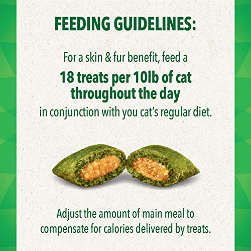 Greenies Skin & Fur Cat Treats - Chicken Flavor