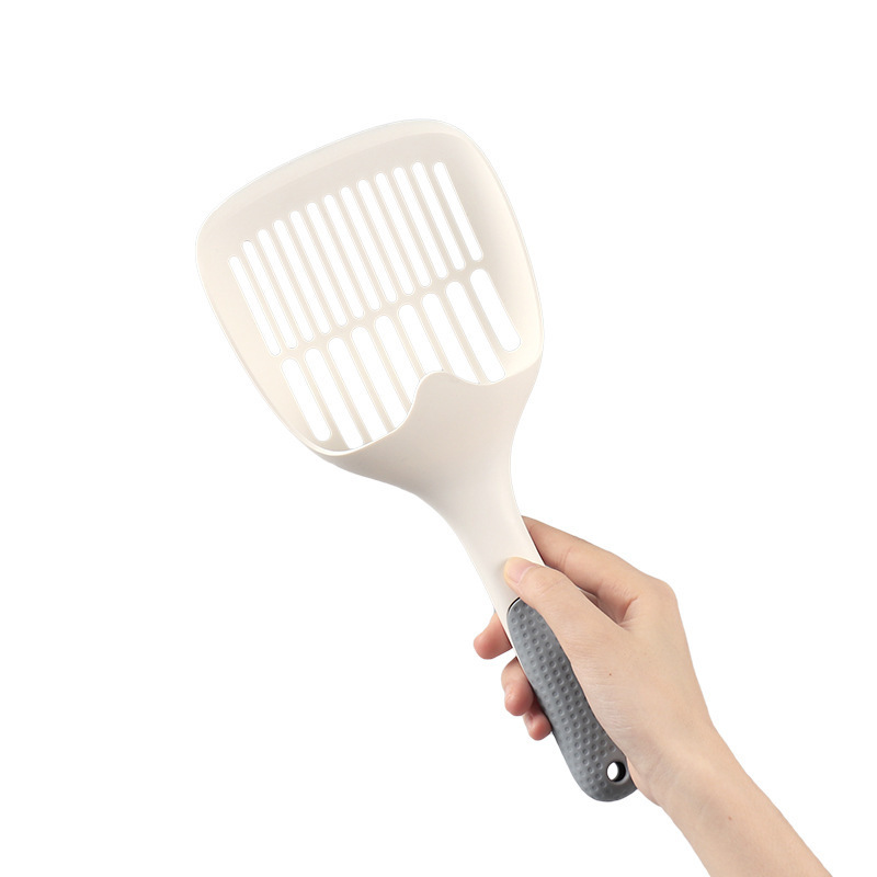 Durable Plastic Cat Litter Scoop with Base