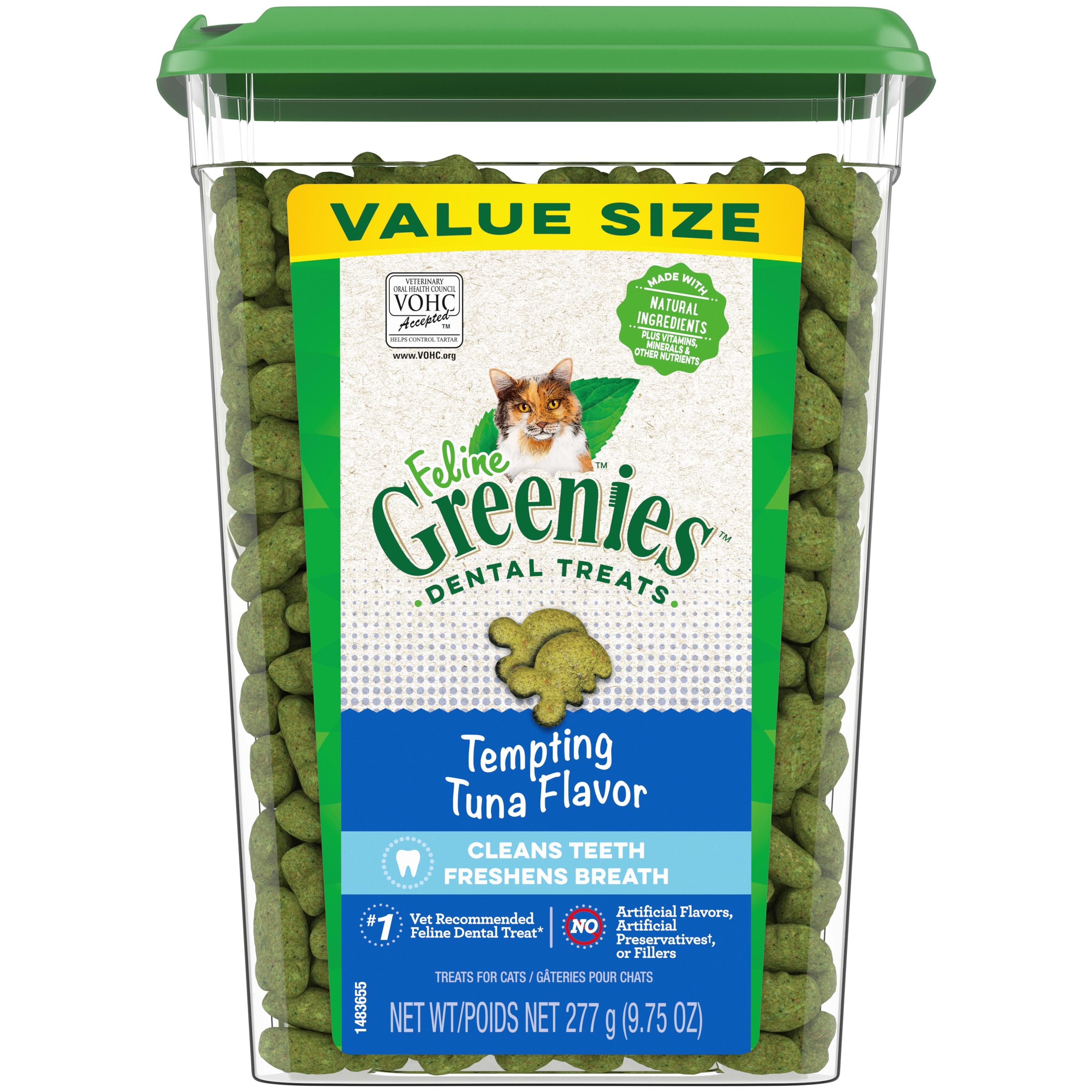 Tempting Tuna Feline Greenies Cat Treats, 9.75oz
