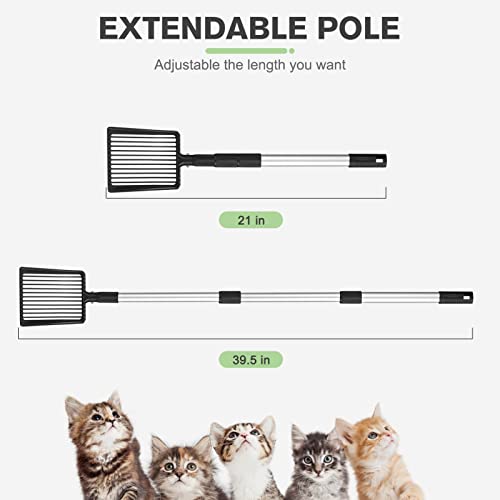 Long Handle Non-Stick Cat Litter Scoop