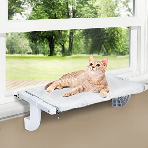 Window Mounted Cat Perch with Removable Covers