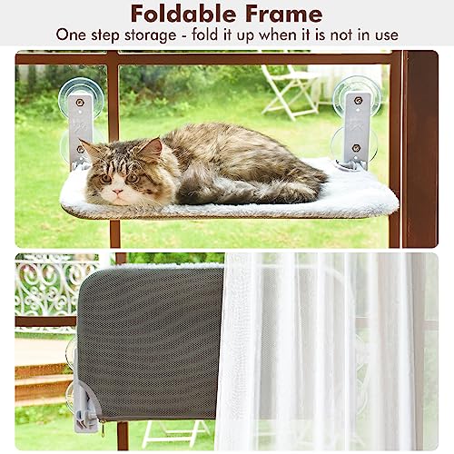 Foldable Cat Window Hammock for Large Cats