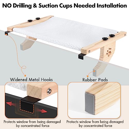 Cat Window Perch with Sturdy Frame
