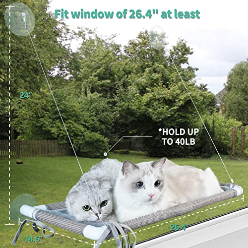 Window Cat Hammock Perch - Waterproof & Sturdy