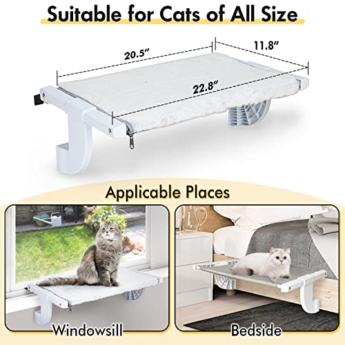 Window Mounted Cat Perch with Removable Covers