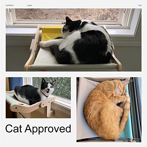Adjustable Cat Window Perch Hammock - 40 lb Capacity