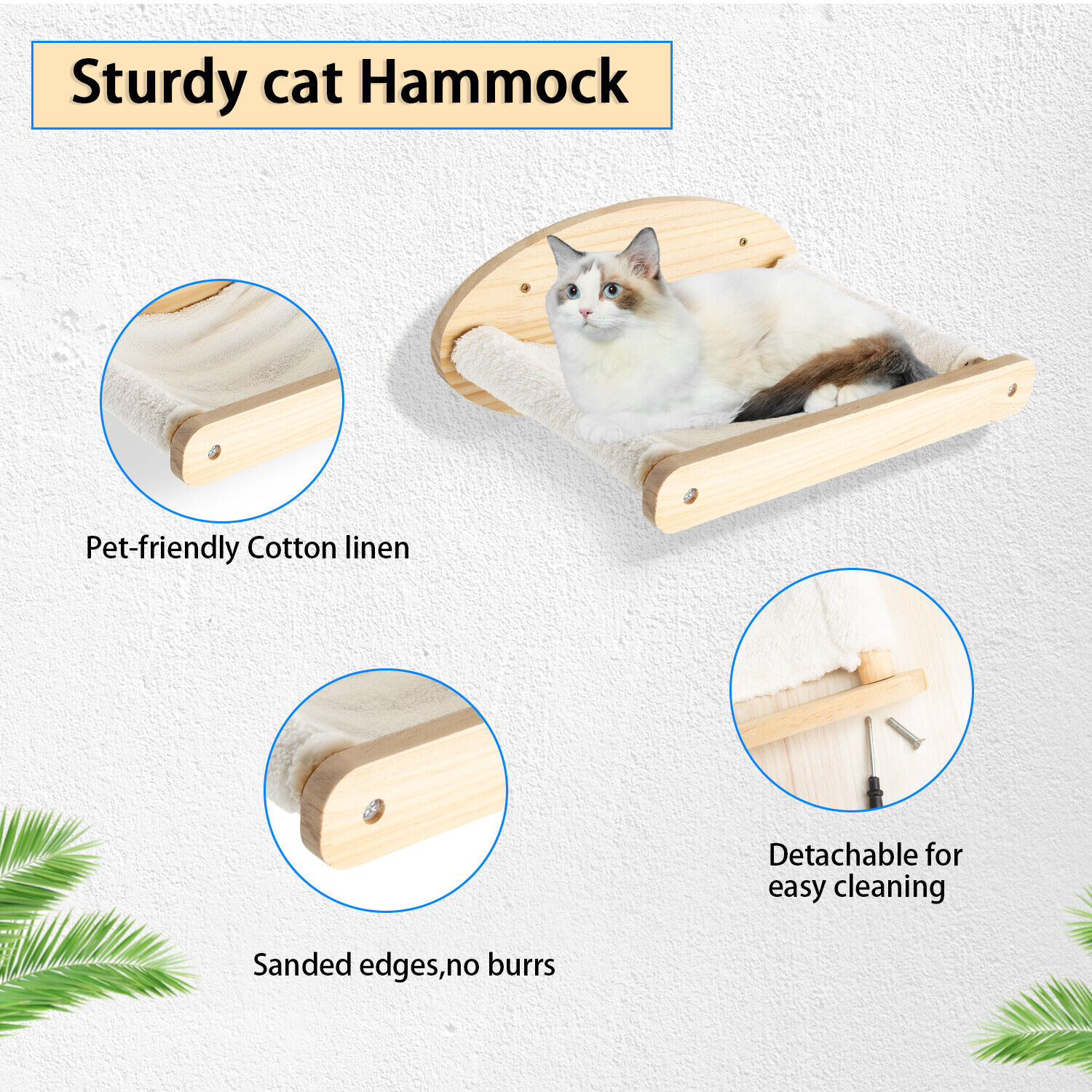 Wall Mounted Cat Climbing Furniture Shelf