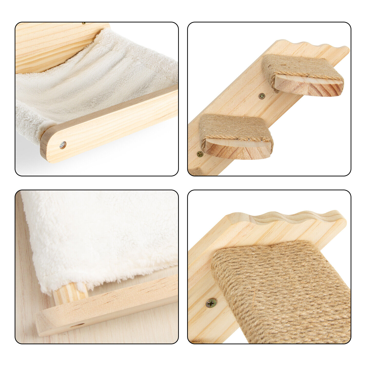 Wall Mounted Cat Climbing Furniture Shelf