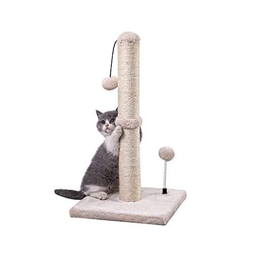 Premium Sisal Cat Scratching Post with Ball (22in)