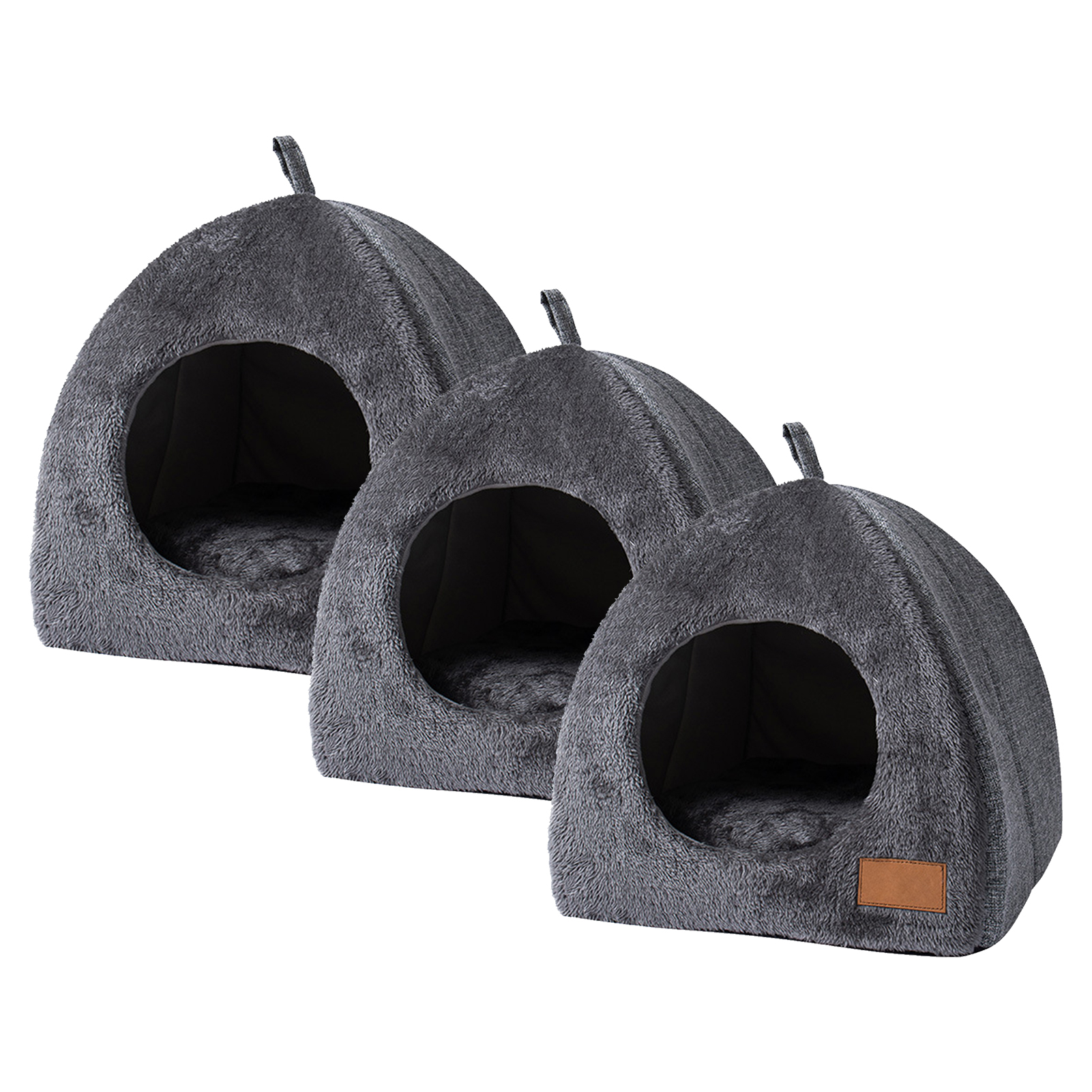 Cozy Triangle Cat Nest Igloo Bed