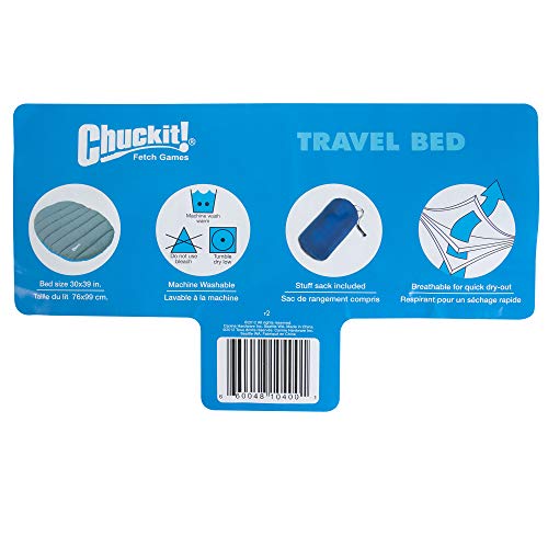 Chuckit! Portable Dog Bed, Blue