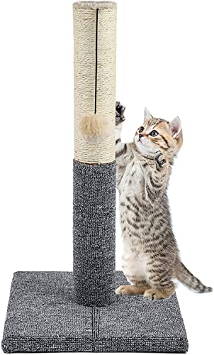 Ahomdoo 20.5" Cat Scratching Post with Ball Toy