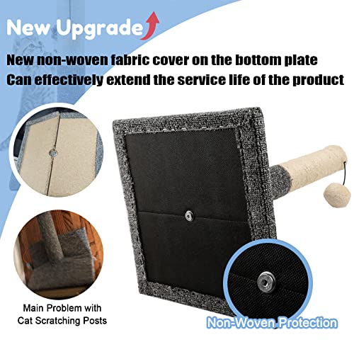 Ahomdoo 20.5" Cat Scratching Post with Ball Toy