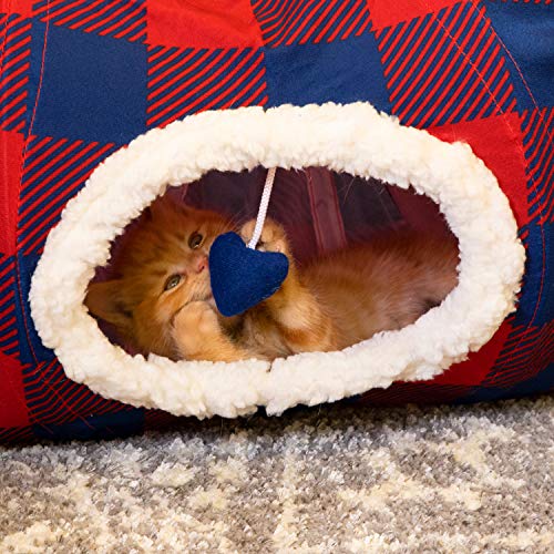 Large Cat Tunnel Bed with Pop-Up Feature