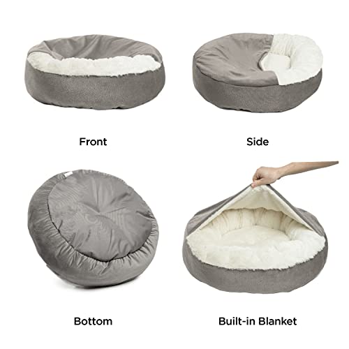 Sheri Cozy Cuddler Hooded Cat Bed