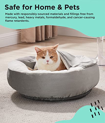 Sheri Cozy Cuddler Hooded Cat Bed