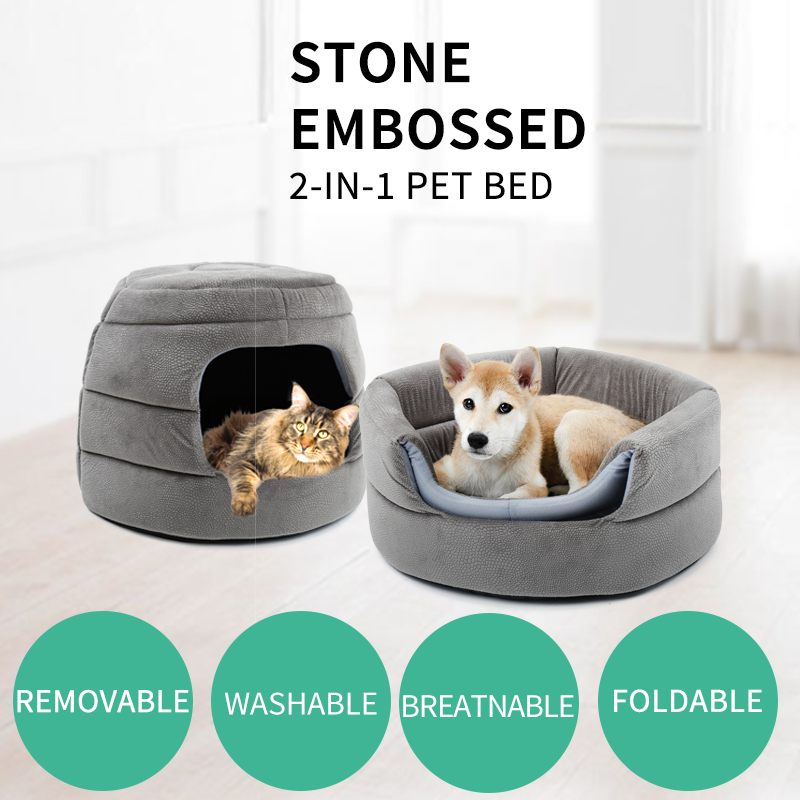 Foldable Pet Bed Igloo Dome Cama para gatos