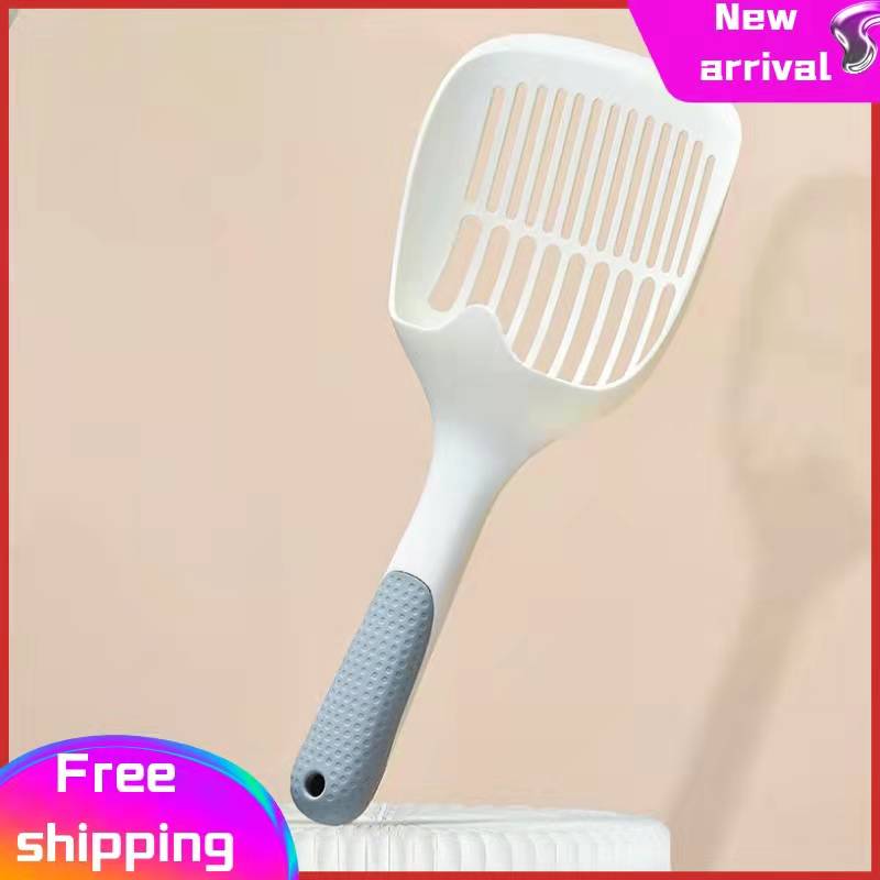 Durable plastic cat litter scoop