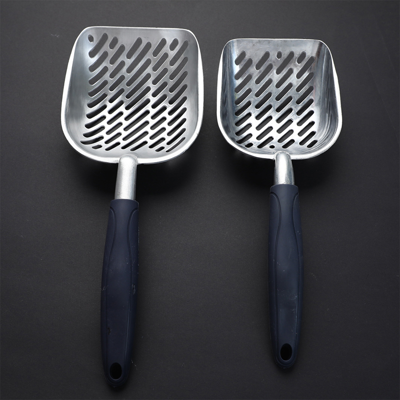 Deep Metal Cat Litter Scoop with Handle