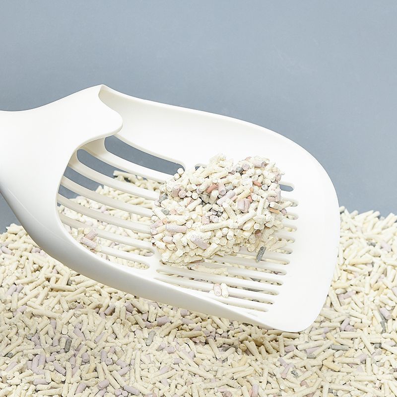 Durable plastic cat litter scoop