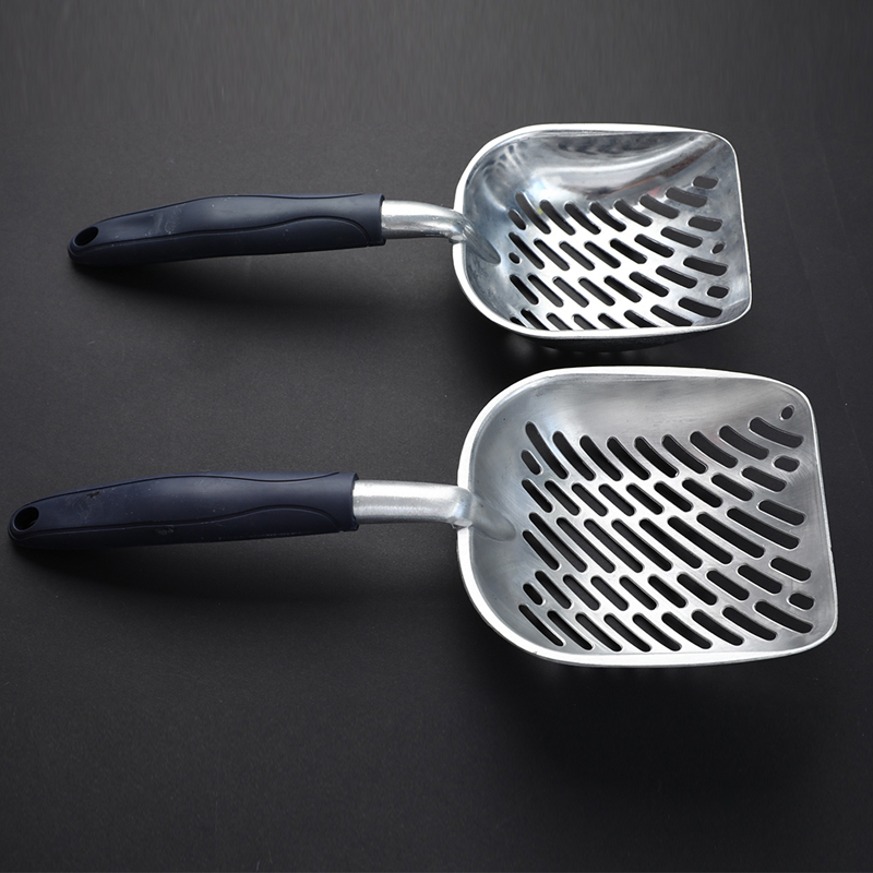 Deep Metal Cat Litter Scoop with Handle