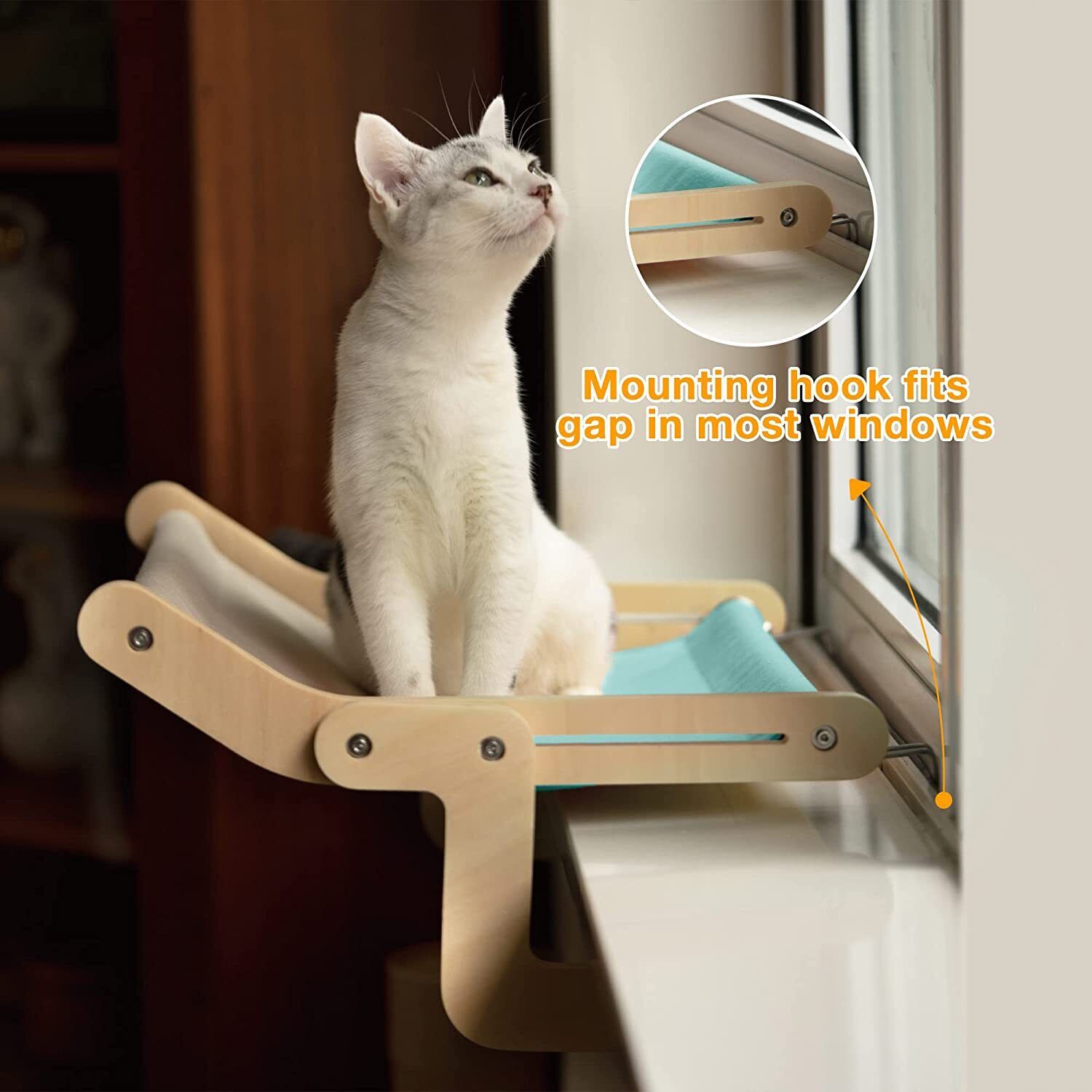 Adjustable Cat Window Hammock Perch