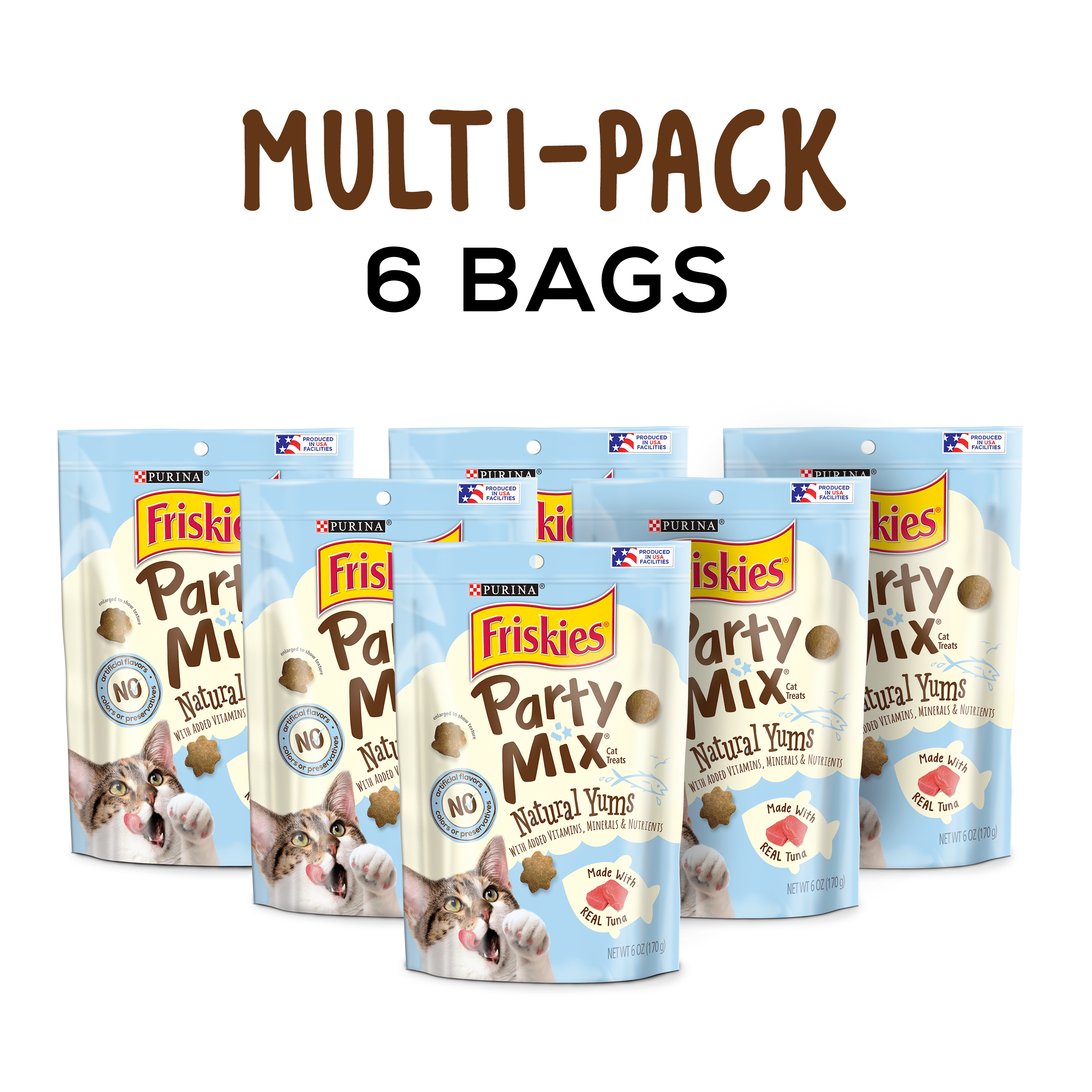 Friskies Party Mix with Real Tuna (6-Packs)