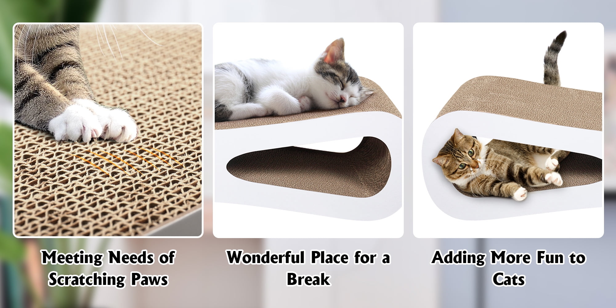 Jumbo Cat Scratching Pad with Catnip