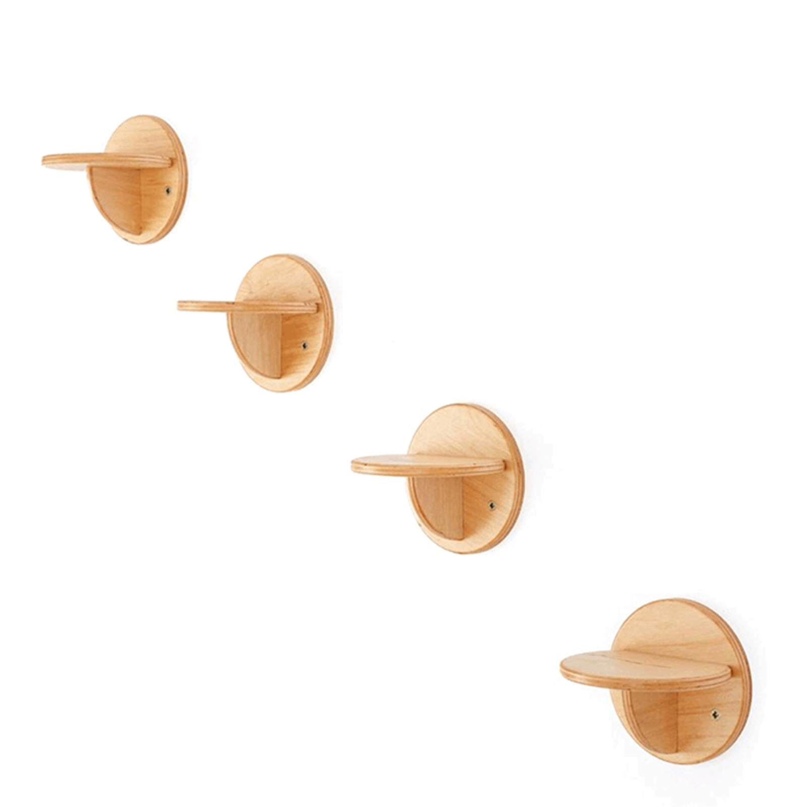 Wall mounted cat shelf with hammock