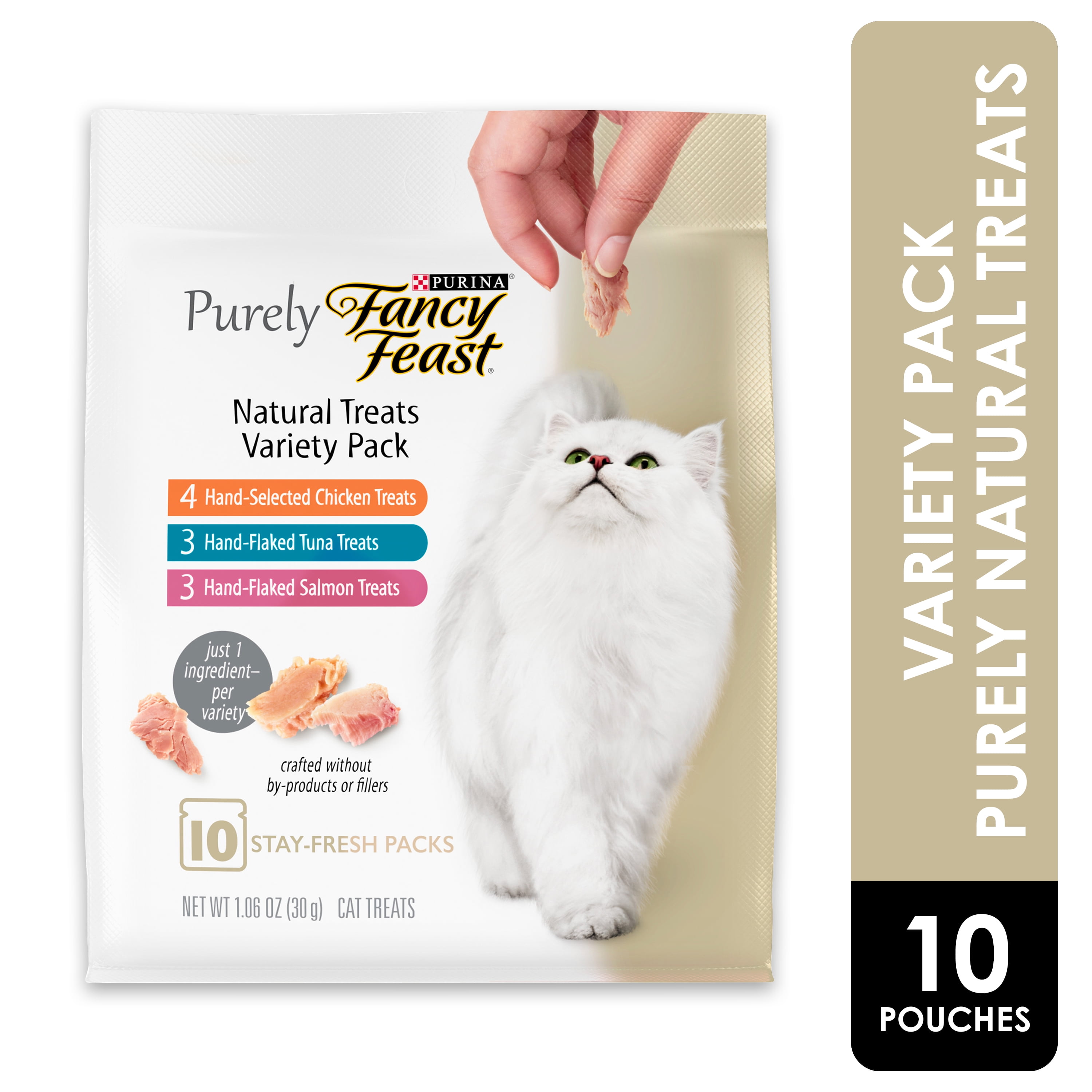 Purely Fancy Feast Natural Cat Treats Variety Pack
